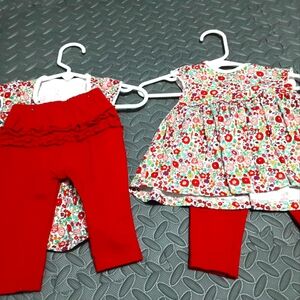 Two twin girl outfits